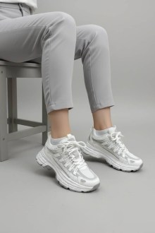 Ελαφριά Ανατομικά Sneakers Λευκά με Memory Foam