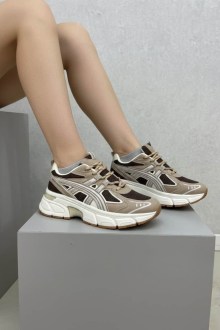 Γυναικεία Chunky Sneakers Μπεζ με Memory Foam και Ανατομικό Πάτο
