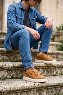 Ανδρικό Κάμελ Chunky Sneaker