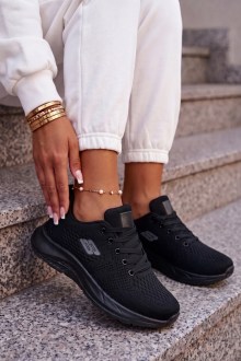 Running υφασμάτινα sneakers – Μαύρο